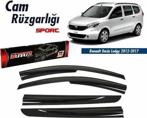 Dacia Lodgy Mugen Cam Rüzgarlığı 2012-2019 arası 4'lü Sunplex