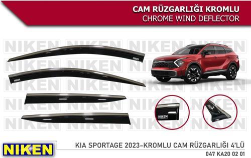 Kia Sportage Kromlu Cam Rüzgarlığı Niken 2021+