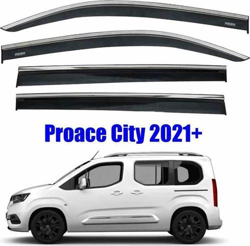 Toyota Proace City Kromlu Cam Rüzgarlığı Niken 2021+ sonrası uyumlu