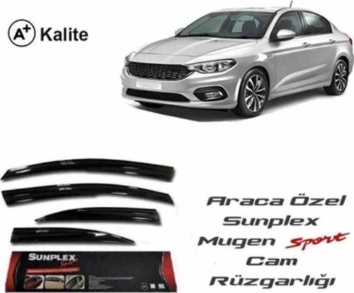 Fiat Egea Mugen Cam Rüzgarlığı 2016 sonrası 4'lü Sunplex