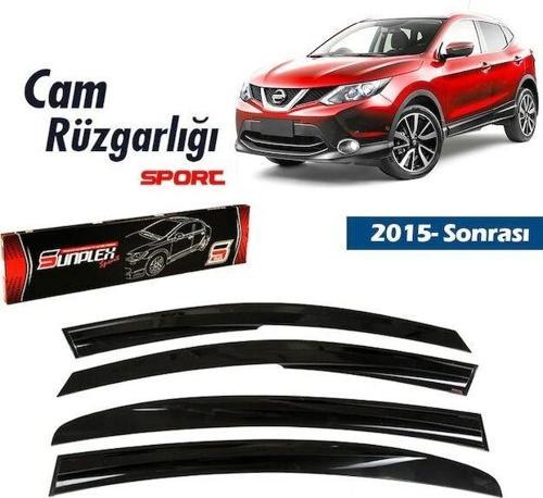 Nissan Qashqai Mugen Cam Rüzgarlığı 2015 sonrası 4'lü Sunplex
