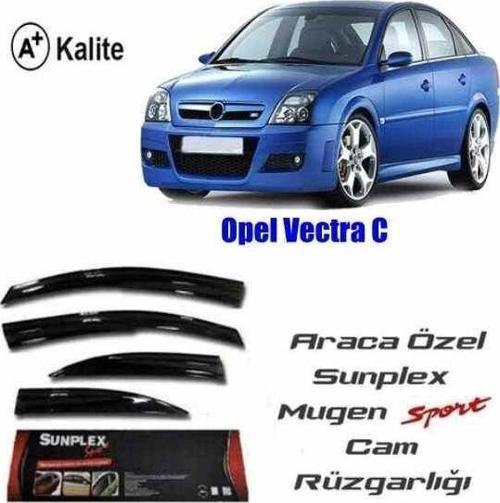 Opel Vectra C Mugen Cam Rüzgarlığı 2002-2008 arası 4'lü Sunplex