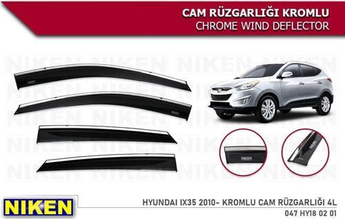 Hyundai ix35 Kromlu Cam Rüzgarlığı Niken 2010+ Sonrası