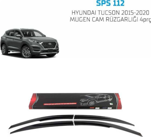 Hyundai Tucson Mugen Cam Rüzgarlığı 2015-2020 arası 4'lü Sunplex