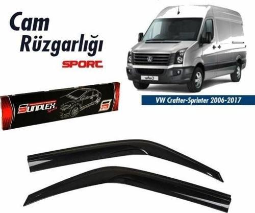 Vw Crafter Mugen Cam Rüzgarlığı 2006 sonrası 2'li Sunplex