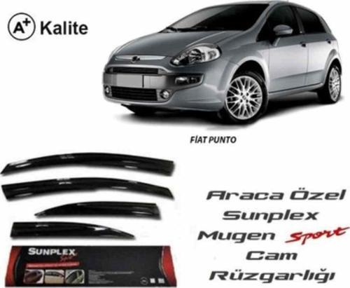 Fiat Punto Mugen Cam Rüzgarlığı 2005-2015 arası 4'lü Sunplex