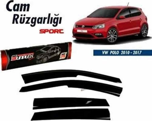 Vw Polo Mugen Cam Rüzgarlığı 2010-2017 arası 4'lü Sunplex