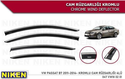 Vw Passat b7 Kromlu Cam Rüzgarlığı Niken 2011-2014