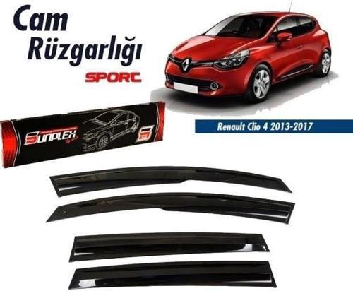 Renault Clio 4 Mugen Cam Rüzgarlığı 2012-2019 arası 4'lü Sunplex