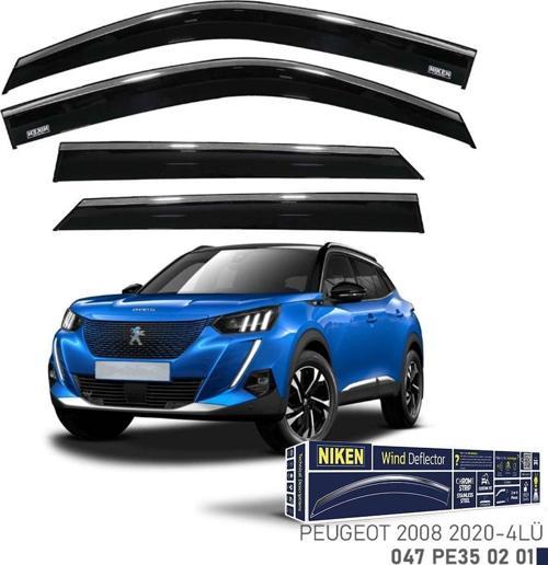 Peugeot 2008 Kromlu Cam Rüzgarlığı Niken 2020+