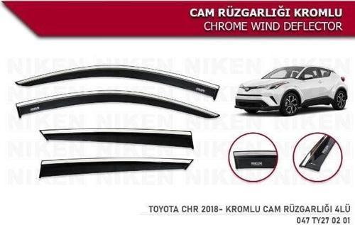 Toyota Chr Kromlu Cam Rüzgarlığı Niken 2018+ sonrası modeller