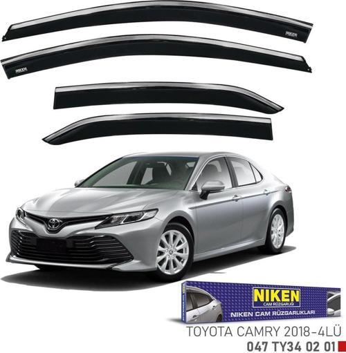 Toyota Camry Kromlu Cam Rüzgarlığı Niken 2019+