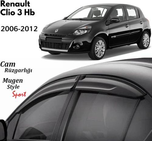 Renault Clio 3 Hb Uyumlu Cam Rüzgarlığı 2006-2012 arası uyumlu Mugen