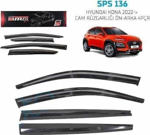 Hyundai Kona Mugen Cam Rüzgarlığı 2022 sonrası 4'lü Sunplex