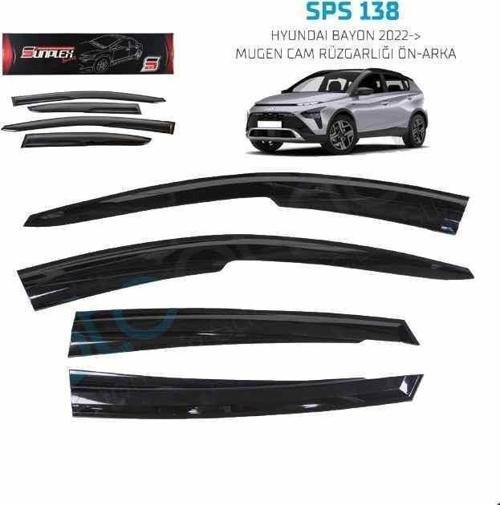 Hyundai Bayon Mugen Cam Rüzgarlığı 2022 sonrası 4'lü Sunplex
