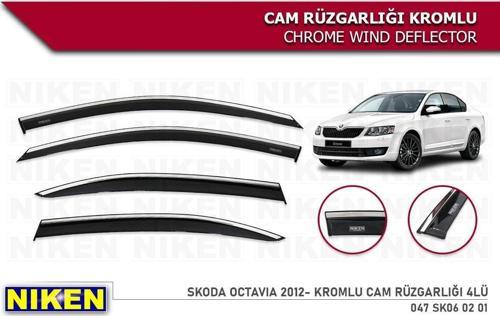 Skoda Octavia Kromlu Cam Rüzgarlığı Niken 2013-2019