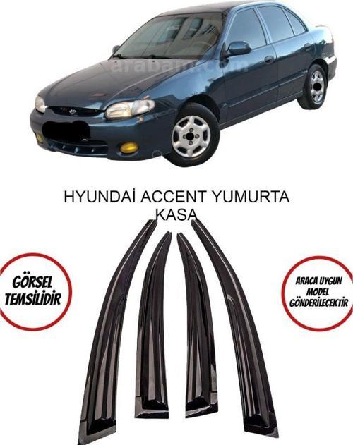 Hyundai Accent (Yumurta Kasa) Uyumlu Cam Rüzgarlığı 1998-2003 Arası Mugen