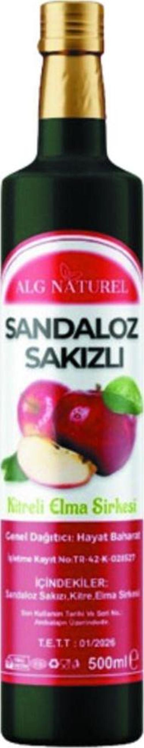 Sandaloz Sakızlı Kitreli Elma Sirkesi