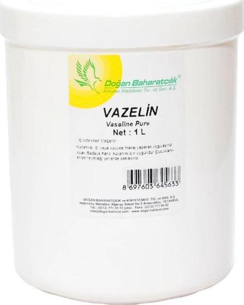 Baharatçılık Doğal Saf Vazelin 1 Lt Litre Kilo Bitkisel