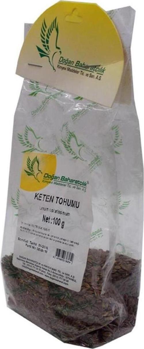 Baharatçılık Keten Tohumu 100Gr Bezir Tohumu Saf Doğal Pkt