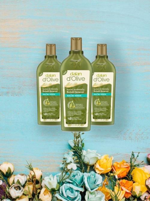 D'olive Zeytinyağlı Hacim Veren Şampuan 3 x 400 ML
