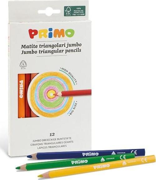 Jumbo Üçgen Boya Kalemi 12 Renk
