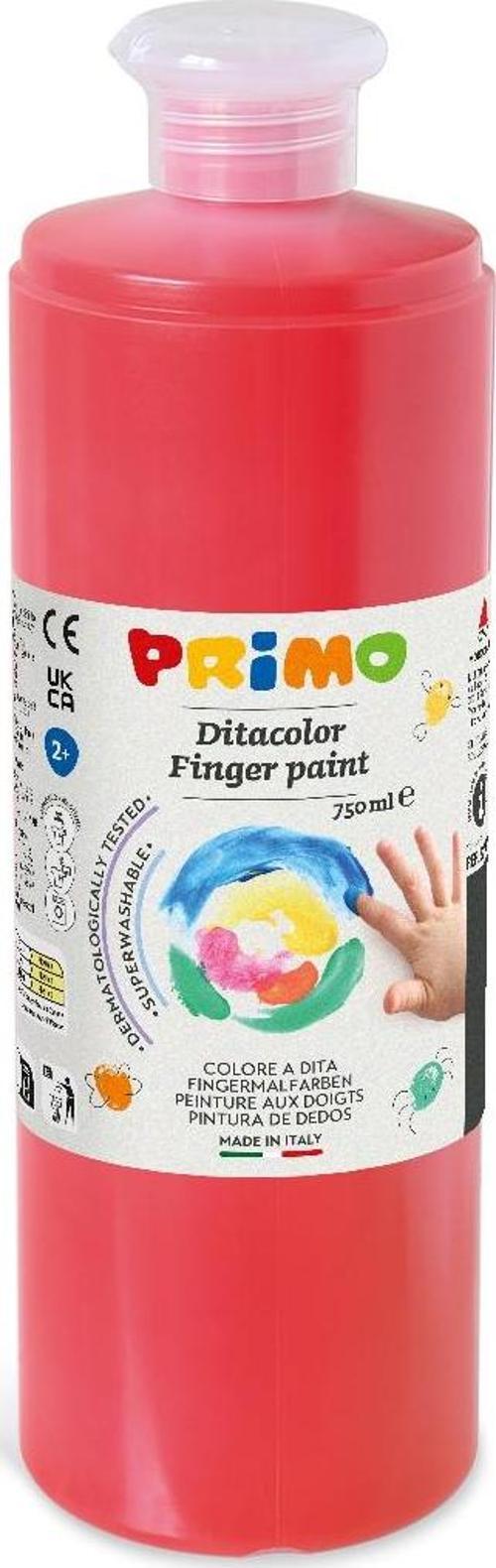 Yıkanabilir Parmak Boyası - Kırmızı 750ml
