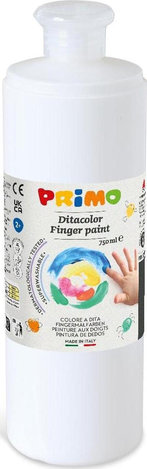 Yıkanabilir Parmak Boyası - Beyaz 750ml
