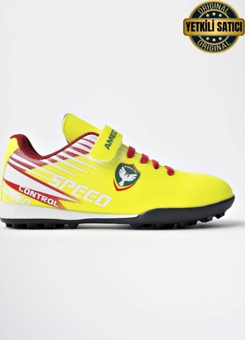 Amed Spor MİZU Unisex Çocuk Halı Saha Çim Saha Futbol Ayakkabısı