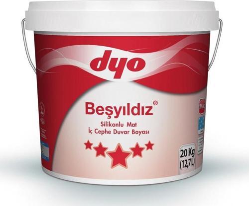 Beşyıldız Silikonlu Mat İç Cephe Boyası 20 Kg Tropik