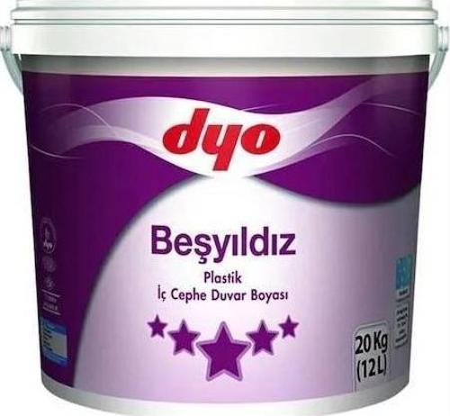 Beşyıldız Plastik İç Cephe Boyası 20 Kg Sis Beyazı 7125