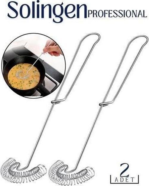 2 li Çelik Spiral Çırpıcı Solingen Professional