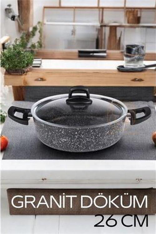 Eco Granit Döküm Basık Tencere 26 cm Dies Design