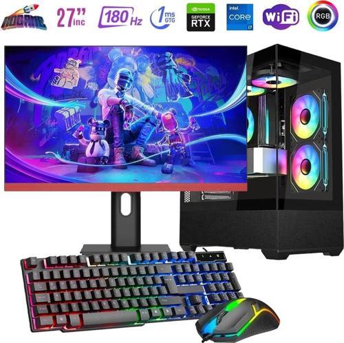 i7 12700F 16GB DDR4 1TB m2 8GB RTX4060 27" 180Hz Monitörlü Oyun Bilgisayarı