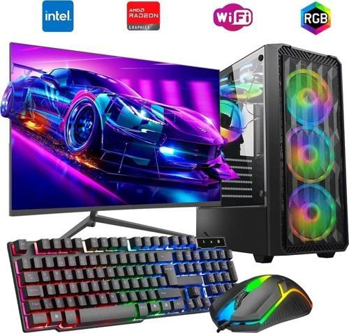 i7 13700F 16GB DDR4 1TB m2 8GB RX580 24" Monitörlü Oyun Bilgisayarı