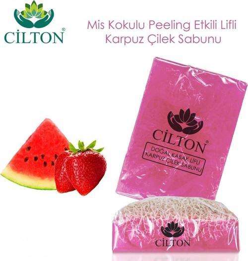 Cilton Doğal Kabak Lifli Karpuz Çilek Sabunu 120 Ml