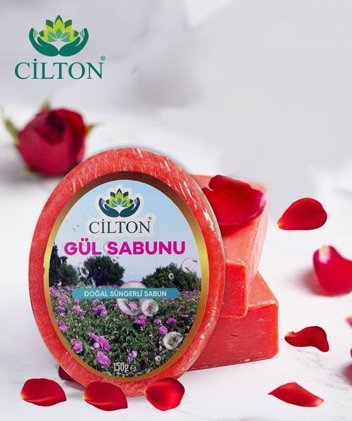 Gül Sabunu Doğal Süngerli Sabun 150 Ml