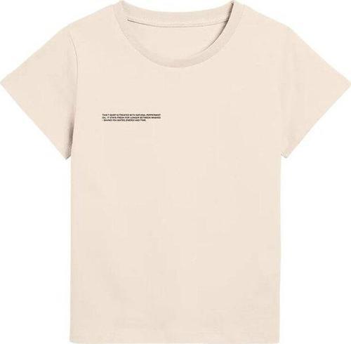 Bej Çocuk Unisex Nature Concept Baskılı Oversize T-Shirt