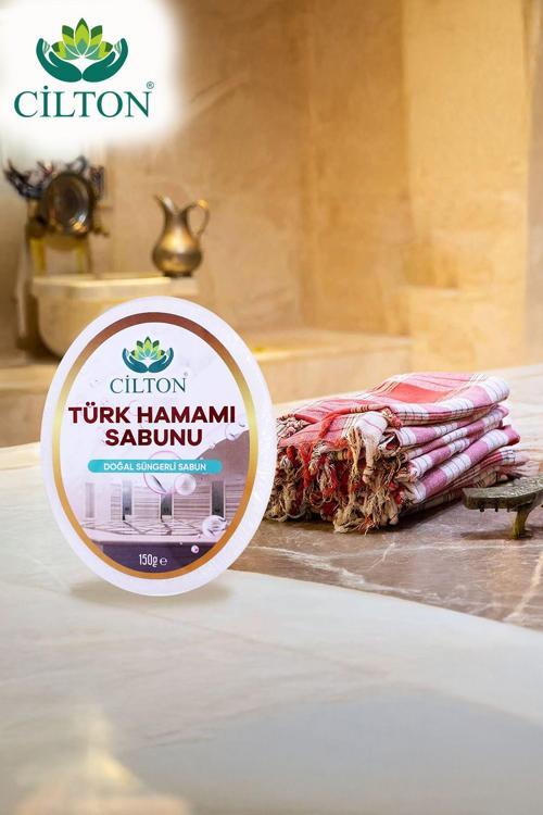 Türk Hamamı Sabunu Doğal Süngerli Sabun 150 Ml