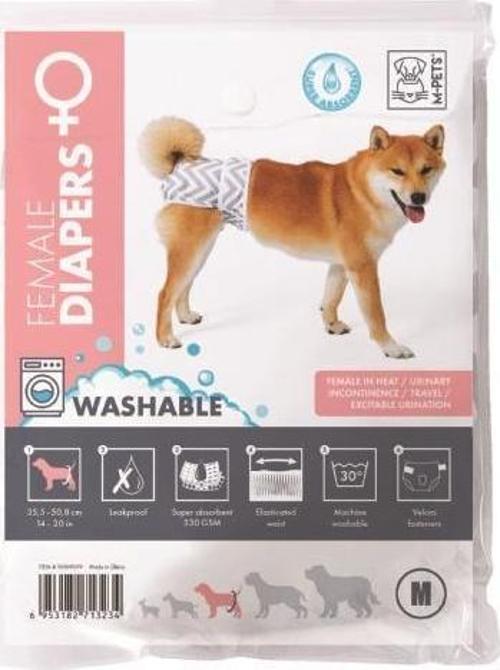Dişi Köpekler İçin Yıkanabilir Külot (M)