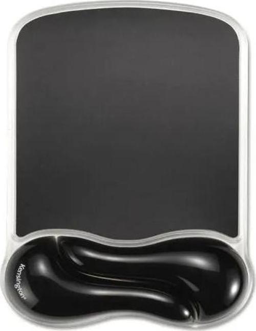 Duo Jel Fare ve Klavye Bilek Dinlendirme Paketi Seti Mouse Pad Black