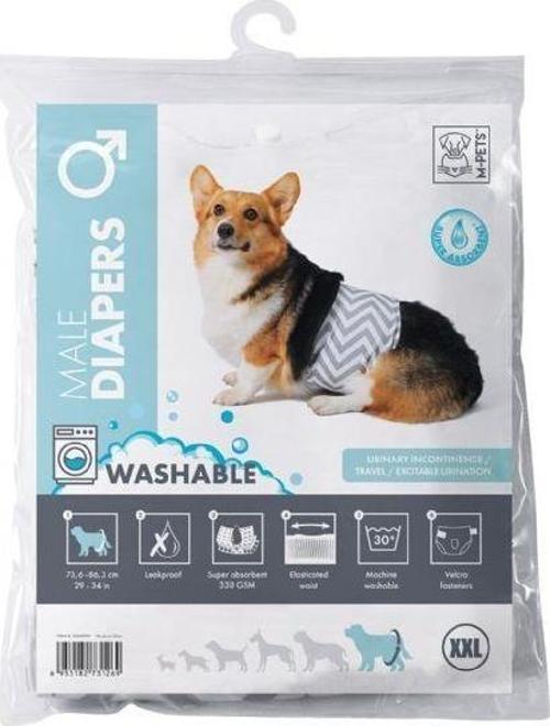 Erkek Köpekler İçin Yıkanabilir Külot (XXL)