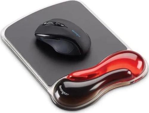 Duo Jel Fare ve Klavye Bilek Dinlendirme Paketi Seti Mouse Pad Red
