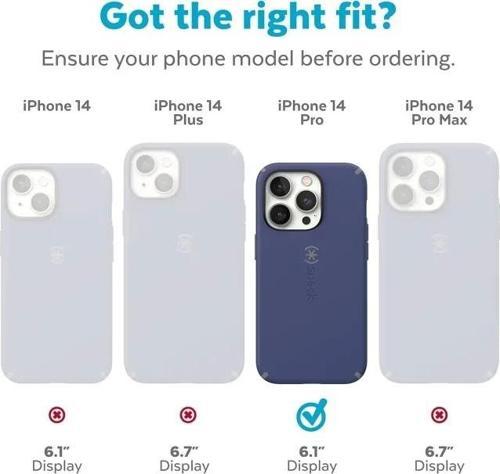 iPhone 14 Pro Kılıfı Glass Navy/Winter Navy