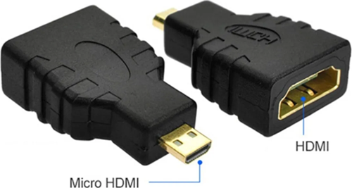 MİCRO HDMI ERKEK – HDMI DİŞİ ÇEVİRİCİ ADAPTÖR