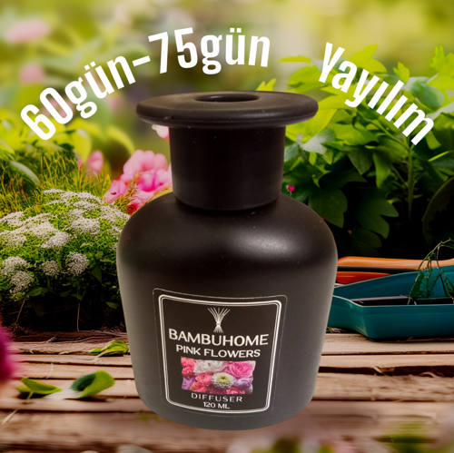 BAMBU HOME PİNK FLOWER  120 ODA KOKUSU REEDDİFFUSER