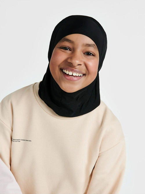 Bej Unisex Çocuk Bisiklet Yaka Nature Concept Baskılı Oversize Hoodie Sweatshirt