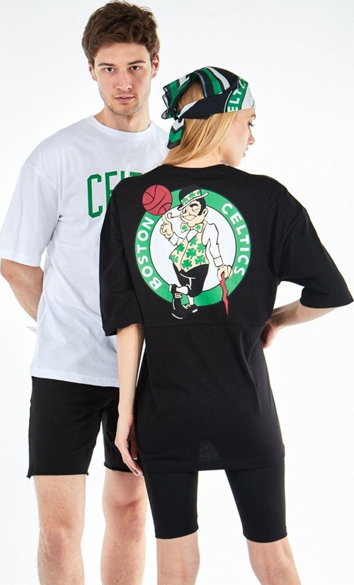 Unisex Siyah Basketbol Baskılı Oversize Unisex Tişört