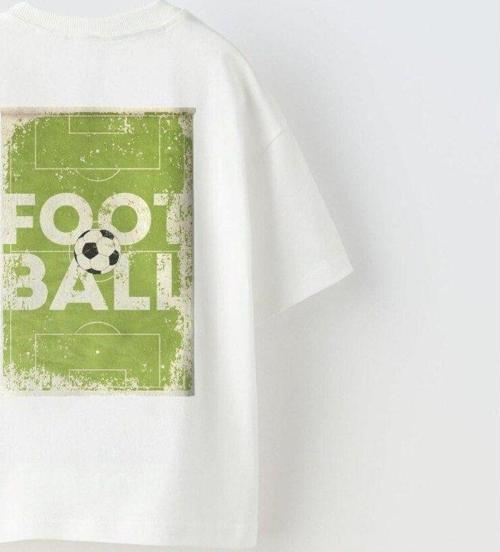 Believe Yazılı Futbol Tasarım Baskılı Beyaz Çocuk T-Shirt
