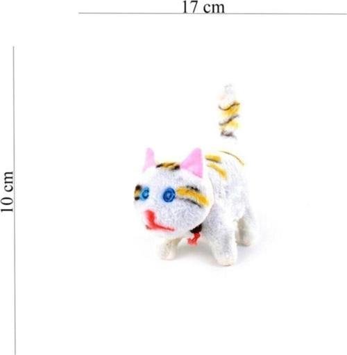 Pilli Sesli Işıklı Yürüyen Kedi(2B)